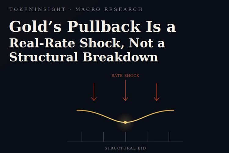 Gold’s Pullback Is a Real-Rate Shock, Not a Structural Breakdown